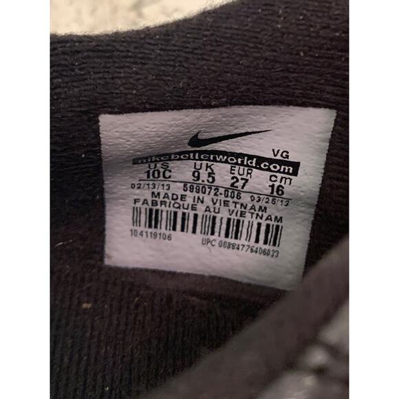 NIKE Girl's Black/Pink Soccer Cleats / Size: 10C - Picture 7 of 9